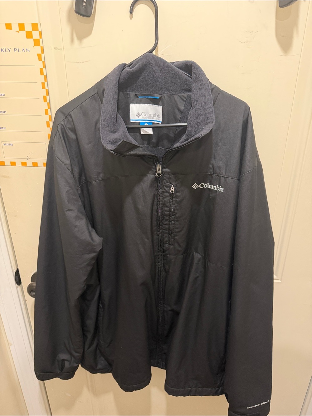 Columbia Black Men's Lightweight Rain Jacket